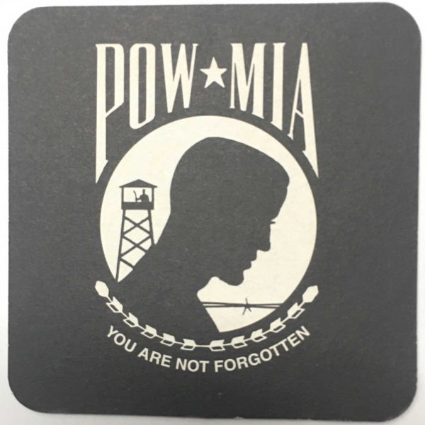 POW-MIA You Are Not Forgotten paper coaster