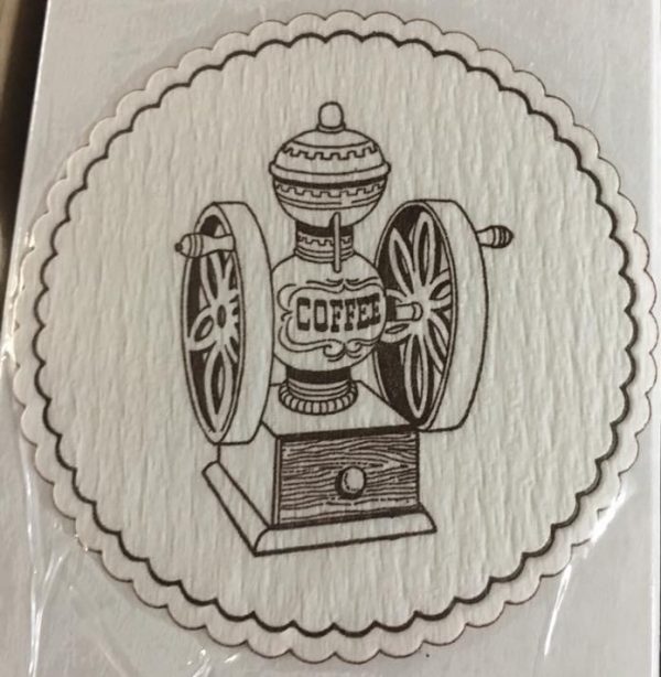 Brown Coffee coaster