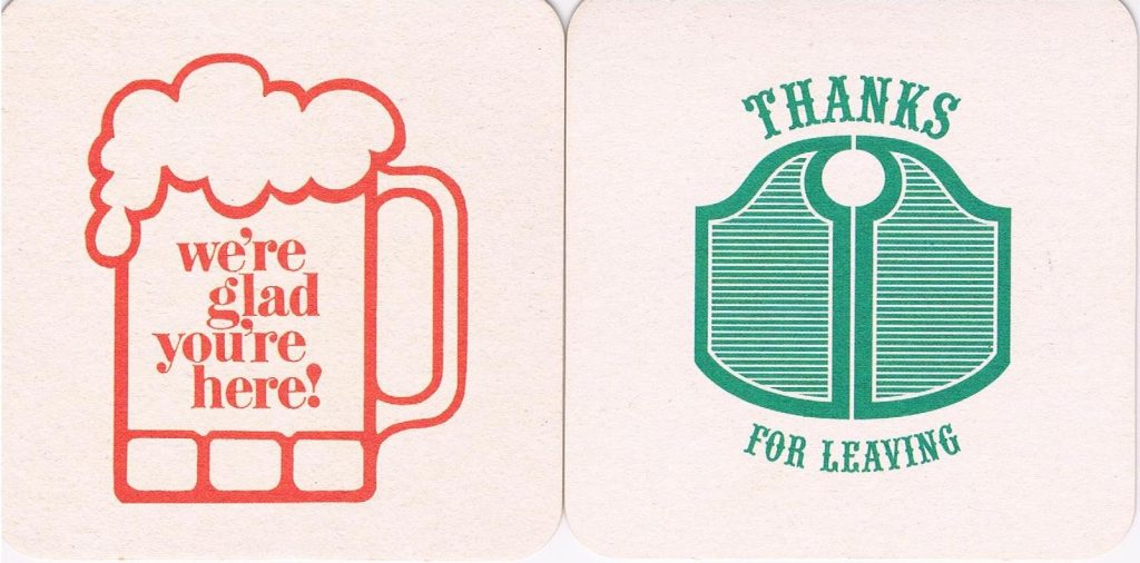 Doublesided Disposable Paper Coasters Beverage Coasters Order Today!